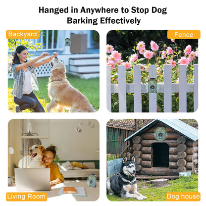 BarkGuard Ultrasone Anti-Blaf Apparaat – 3 Modi 50ft Bereik - Oplaadbaar & Waterdicht Wandmodel