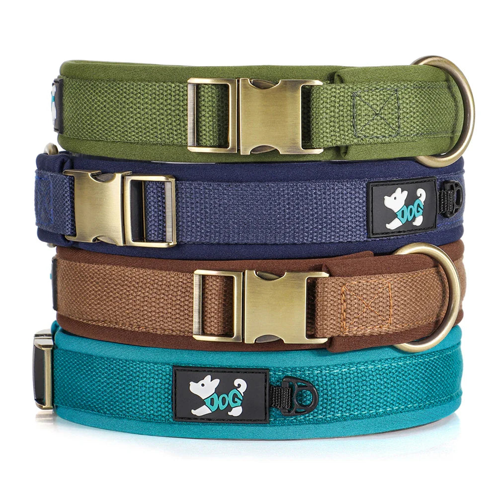 PawMate Hondenhalsband Verstelbaar – Nylon honden Halsband Sterk & Comfortabel voor Wandelingen