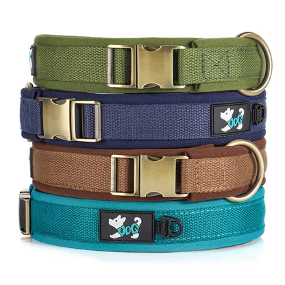 PawMate Hondenhalsband Verstelbaar – Nylon honden Halsband Sterk & Comfortabel voor Wandelingen