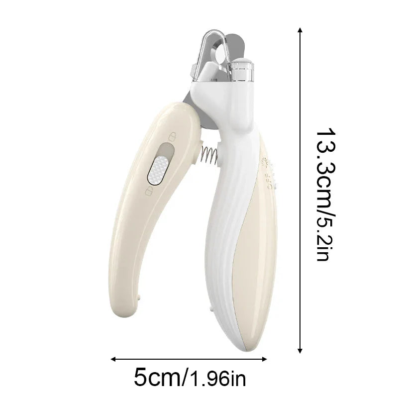 ClipBright - LED Huisdier Nagelknipper – Veilig Roestvrijstalen Trimmer voor Honden en Katten