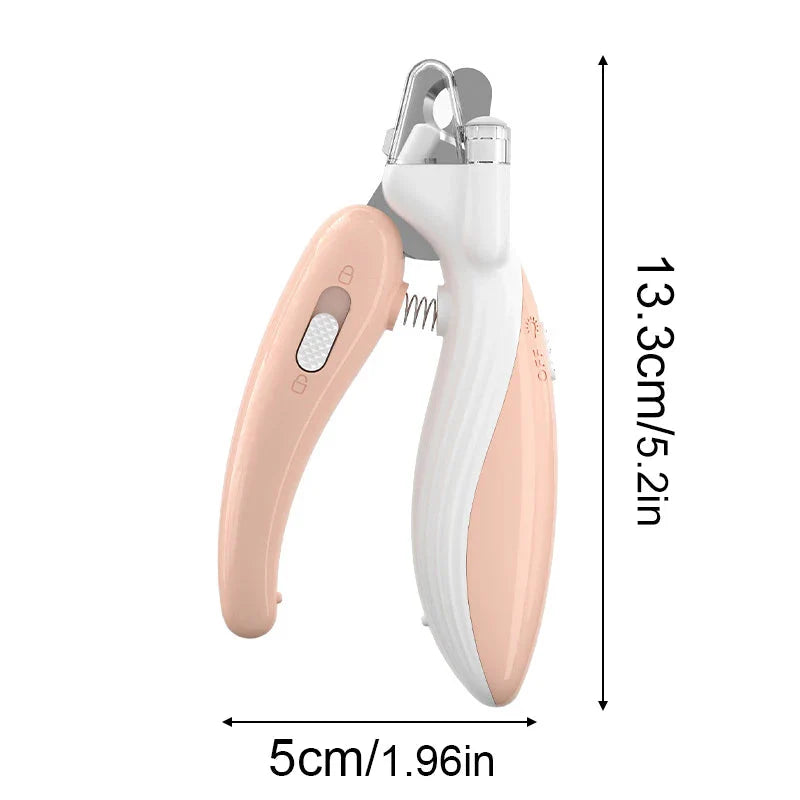 ClipBright - LED Huisdier Nagelknipper – Veilig Roestvrijstalen Trimmer voor Honden en Katten