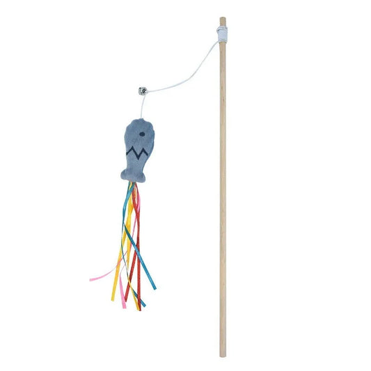 PawLure Kattenhengel – Interactief Kattenspeeltje van Hout voor Binnenkatten