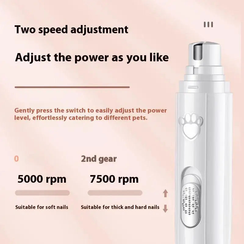 PetNailCare Elektrische Nagelvijl Hond en Kat – Professionele Pijnloze Nagelslijper