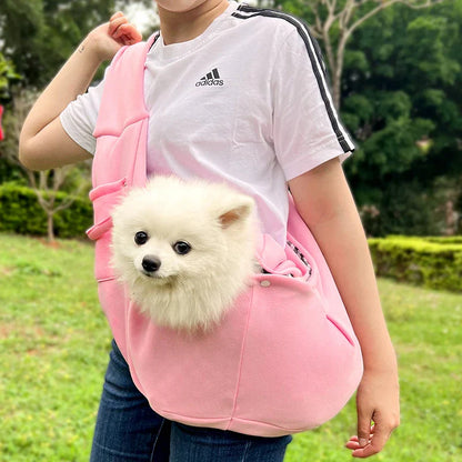 SnuggleSling Draagtas – Comfortabele Schoudertas voor Hond en Kat