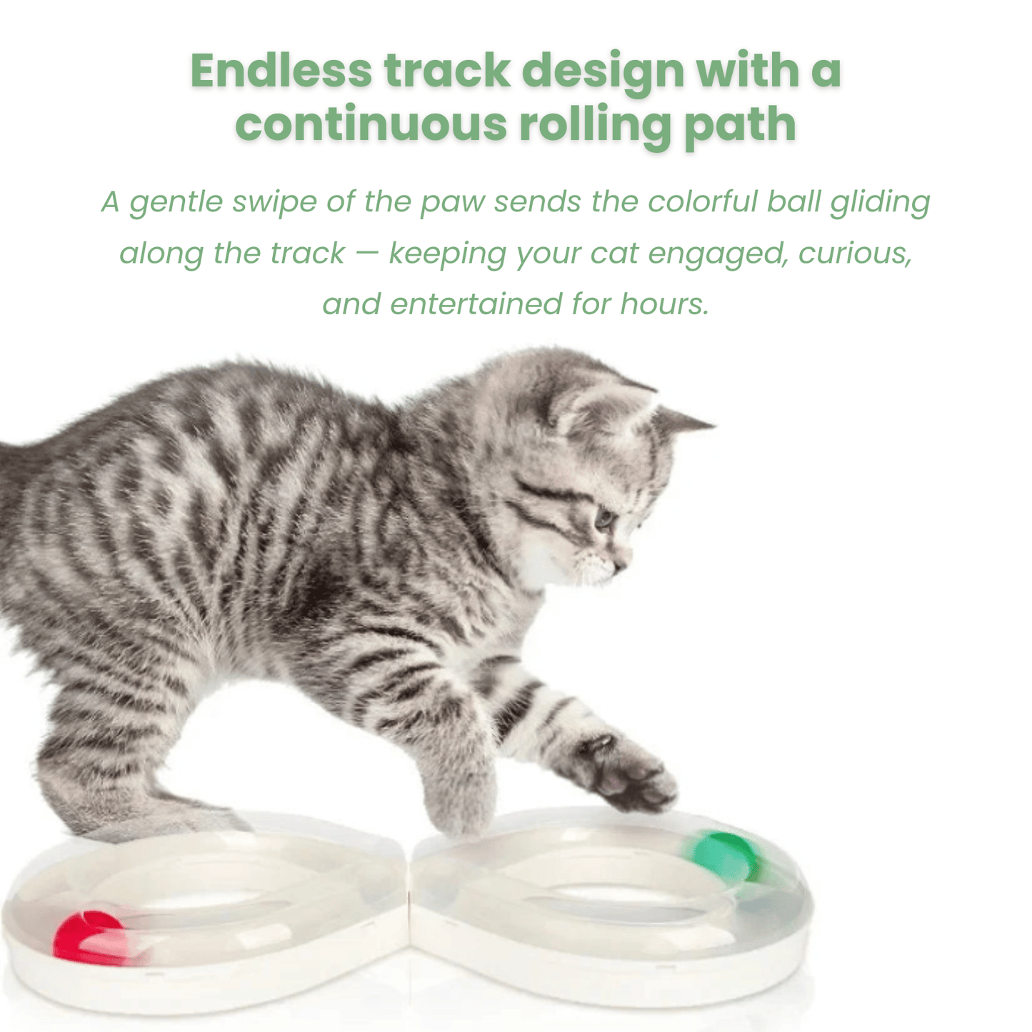 Interactief Speelgoed Kat – Bewegende Speelbaan Met Rollende Bal