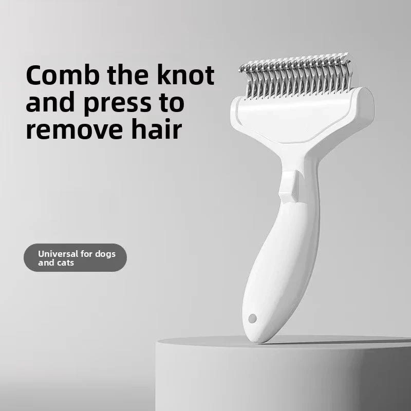 PerfectComb Hondenborstel – Vachtverzorgingsborstel Kunststof/RVS - Kattenborstel