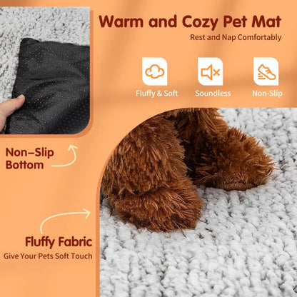 CozyHeat - Zelfverwarmend Huisdiermat – Pluche Hond & Kat Bed - Comfortabel Slaapmatje