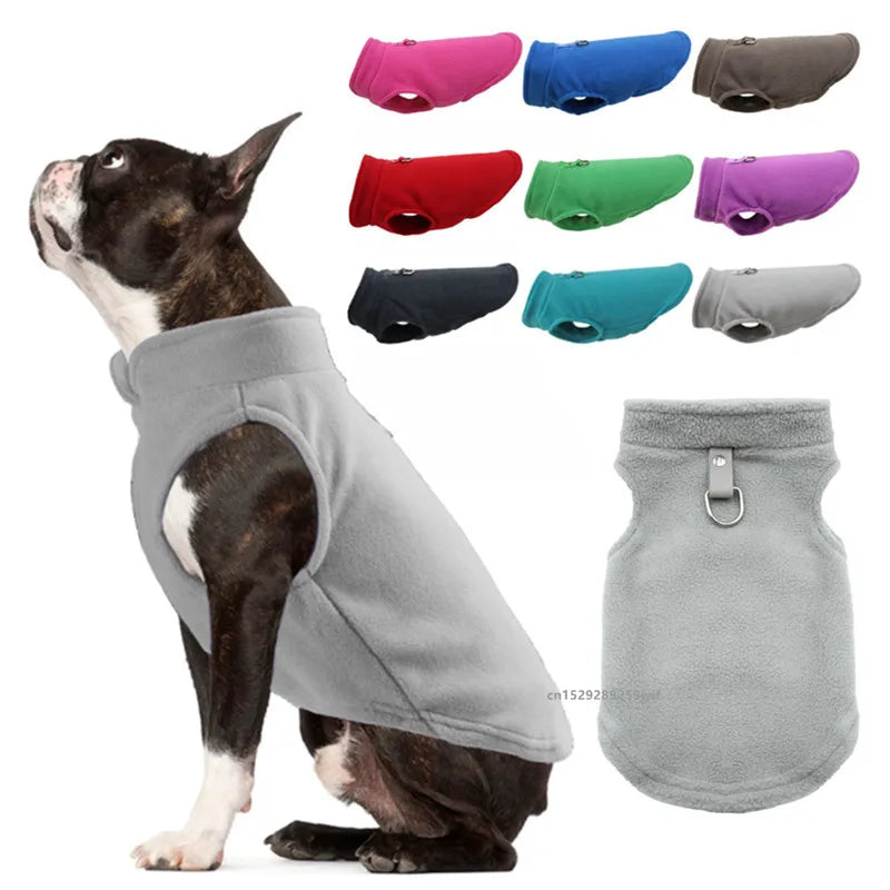 FurHug - Winter Hondenjas – Warme Polyester Vest met D-Ring voor Kleine Honden