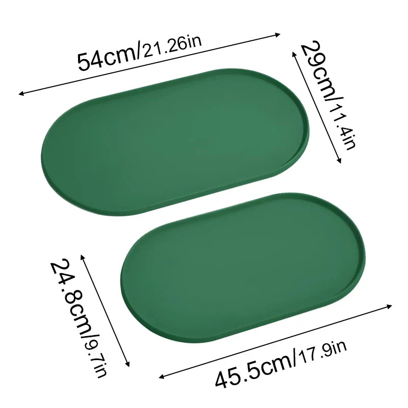 PetEase Voerbakmat – Waterdichte Mat Voor Huisdieren - Silicone Antislip Placemat
