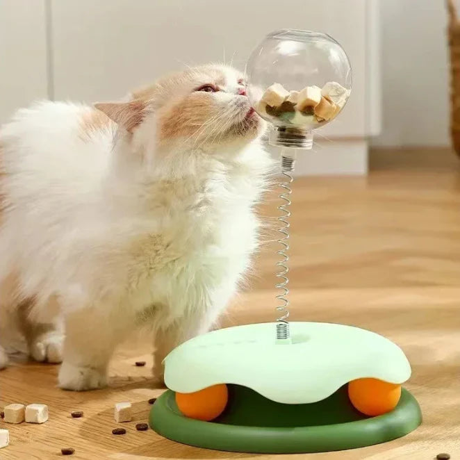 PlayTreat Kattenspeeltje Interactief – Voerdispenser Tuimelaar voor Kitten en Kat