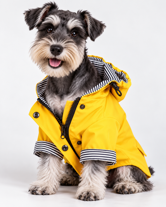 Hondenjas - Waterdichte Regenjas Hond Geel - Hondenkleding
