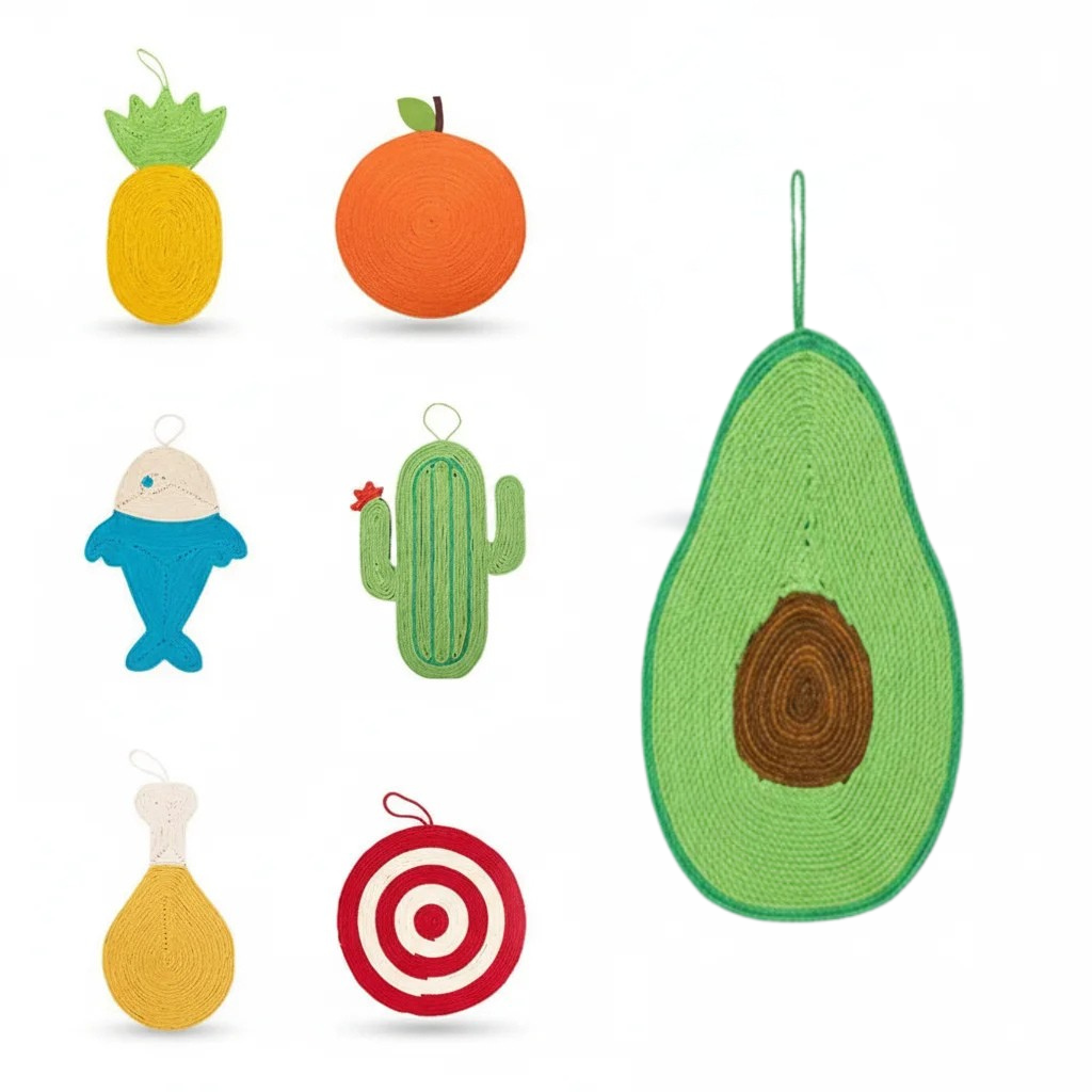 ScratchVorm Kat Krabplank – Decoratief Sisal Speelmat – Duurzaam & Modieus