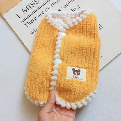 CozyCoat- Fleece Hondenjas – Volledige Lichaamsjas voor Kleine Honden en Katten