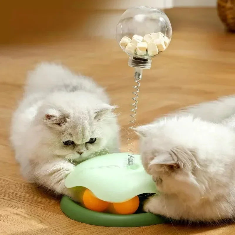 PlayTreat Kattenspeeltje Interactief – Voerdispenser Tuimelaar voor Kitten en Kat