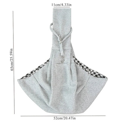 SnuggleSling Draagtas – Comfortabele Schoudertas voor Hond en Kat
