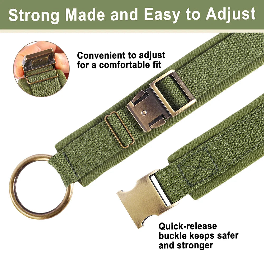 PawMate Hondenhalsband Verstelbaar – Nylon honden Halsband Sterk & Comfortabel voor Wandelingen