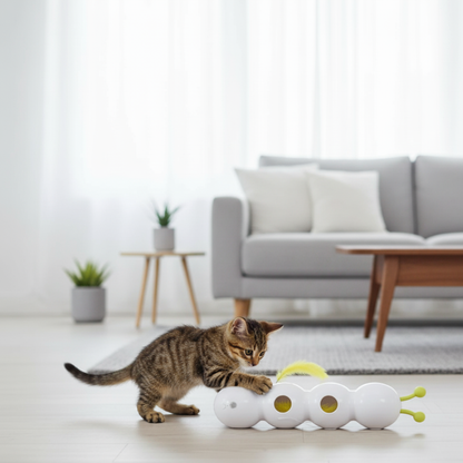 SmartHunter Kattenspeeltje – Intelligent Interactief met Automatische Veer