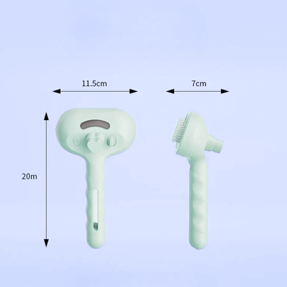 SteamEase - Elektrische Honden en Kattenborstel – Anti-Klit Verzorgingskam met Spray