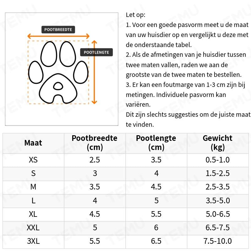 RainPaw Protect – Voor Droge Pootjes bij Elk Weer