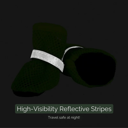 Ademende Antislip Hondenschoenen  – Set van 4