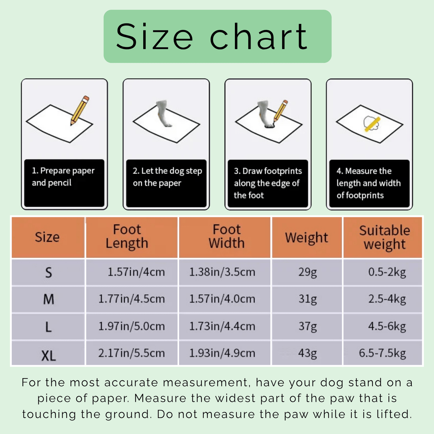 Ademende Antislip Hondenschoenen  – Set van 4