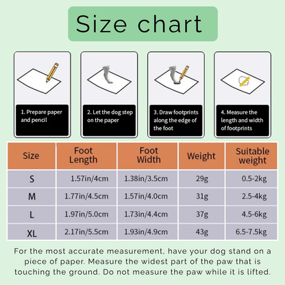 Ademende Antislip Hondenschoenen  – Set van 4