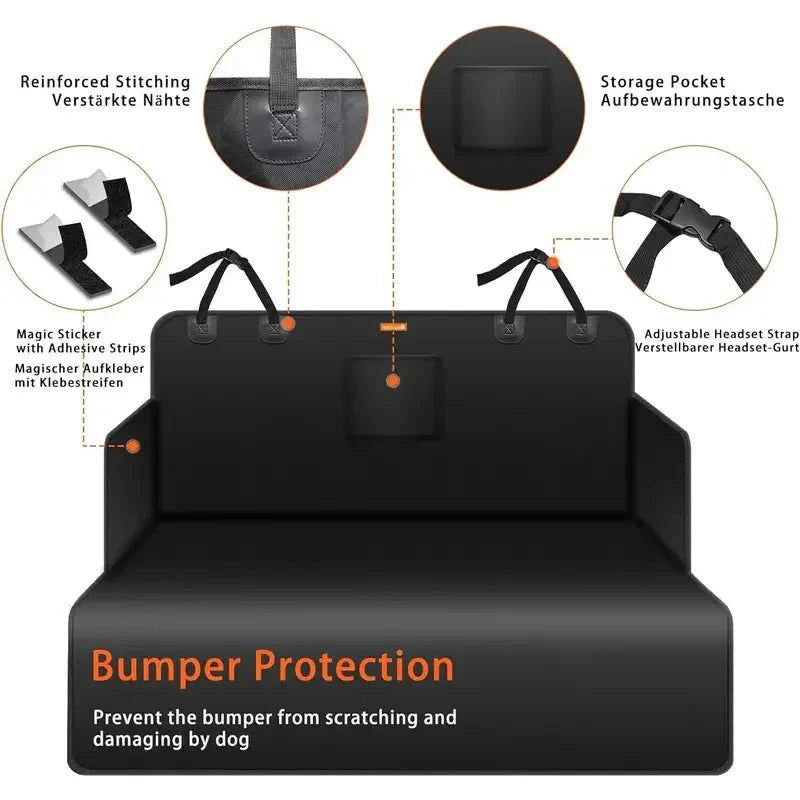 Hondendeken Auto - Honden Autostoelhoes voor Achterbak - Kleine Auto's tot SUV