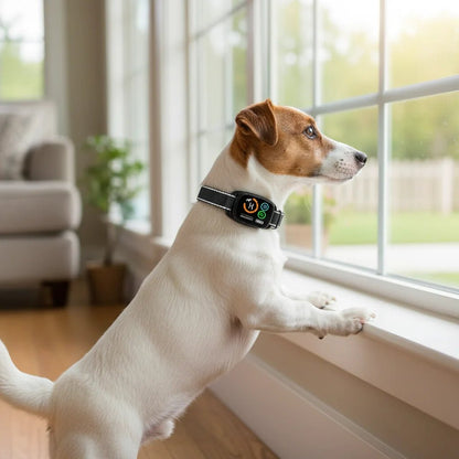 Blafband voor Kleine tot Medium Honden - Zwart, Vibration, Oplaadbaar