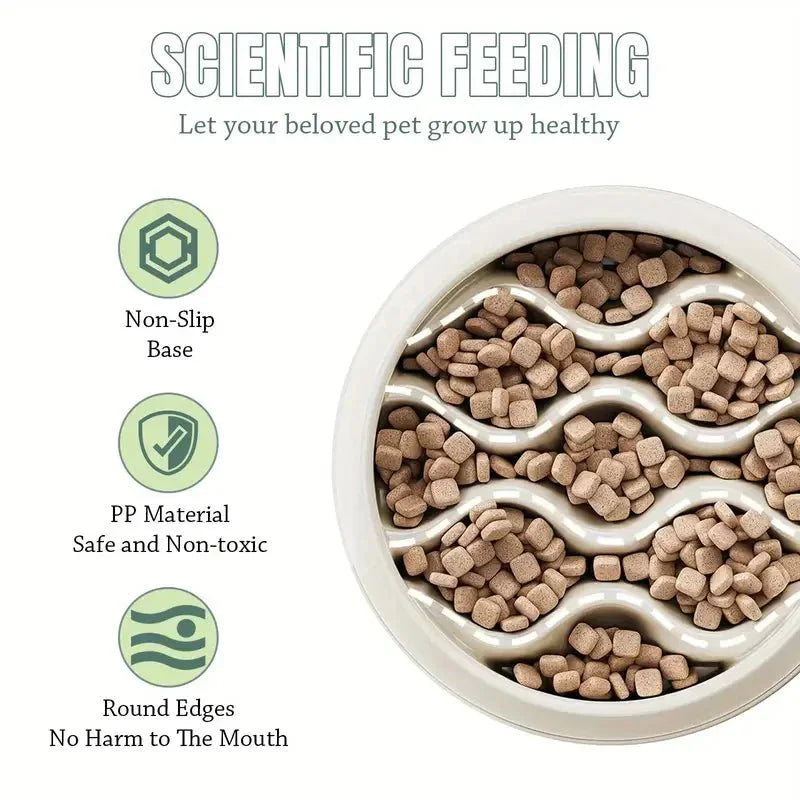 Anti-Schrok Voerbak met Pootafdruk