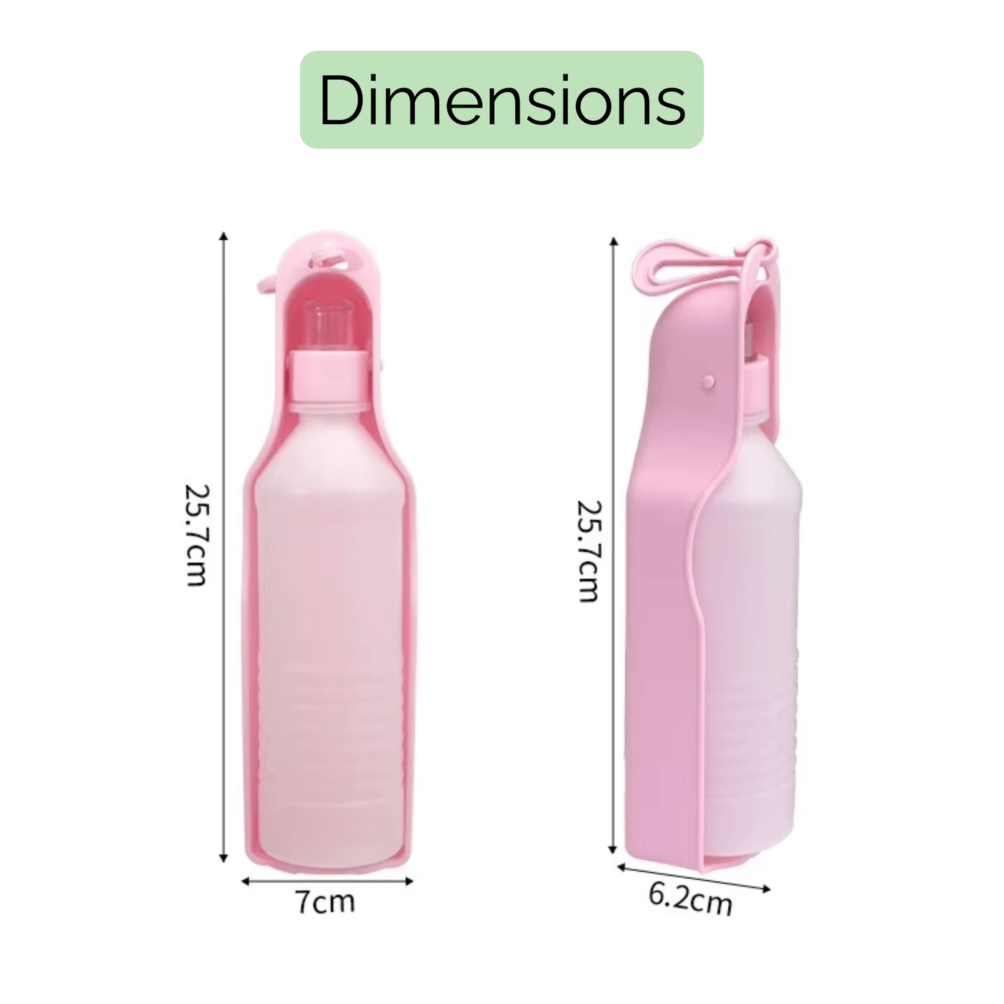 AquaPaw 2-in-1 Honden Waterfles