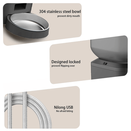 Automatische Voerbak Katten en Honden - Voerautomaat met Camera