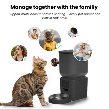 Automatische Voerbak Katten en Honden - Voerautomaat met Camera