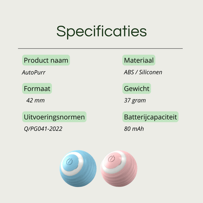 AutoPurr – Slimme Interactieve Kattenbal