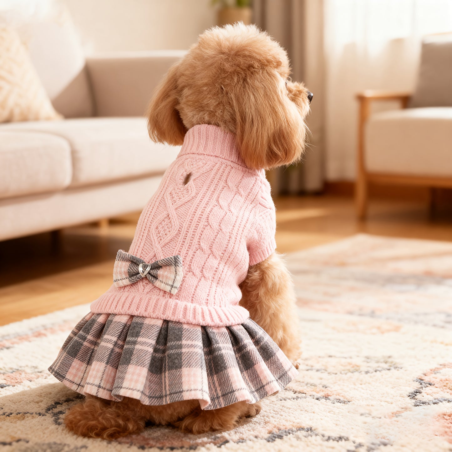 AniPets WinterWoef – Kerstjurk voor Kleine Honden