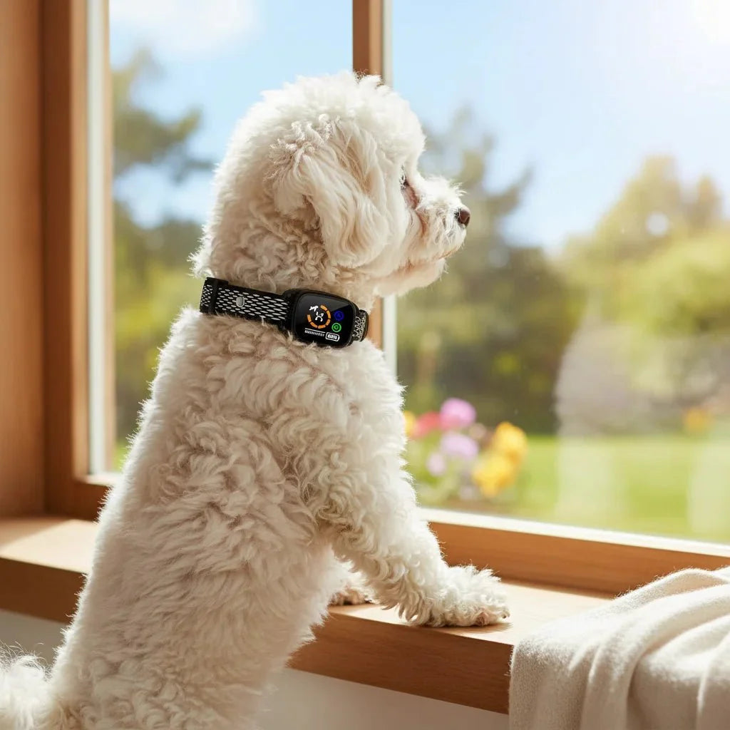 Blafband voor Kleine tot Medium Honden - Zwart, Vibration, Oplaadbaar