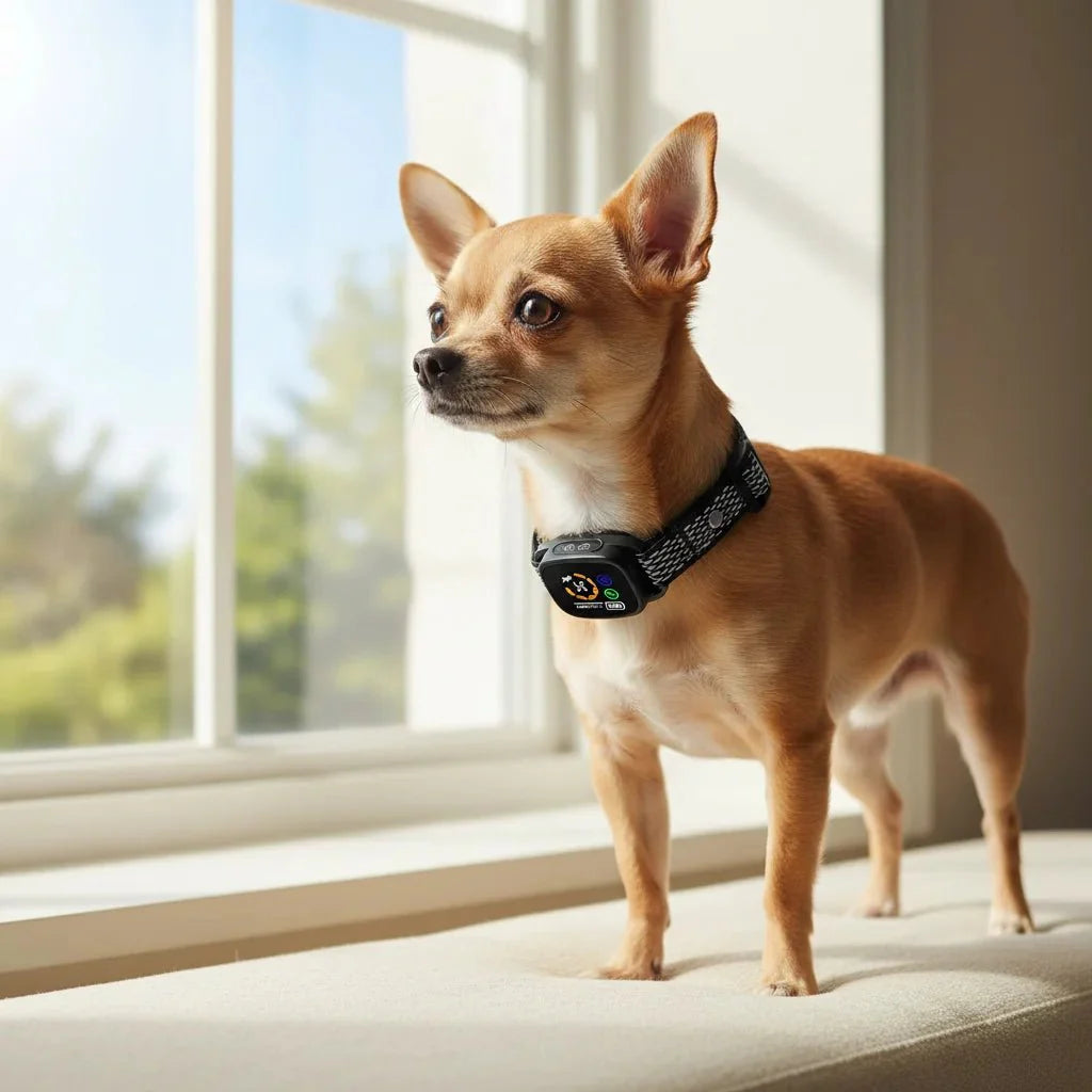 Blafband voor Kleine tot Medium Honden - Zwart, Vibration, Oplaadbaar