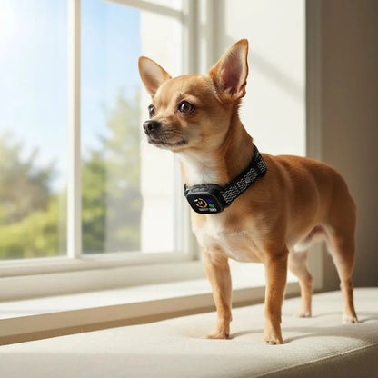 Blafband voor Kleine tot Medium Honden - Zwart, Vibration, Oplaadbaar