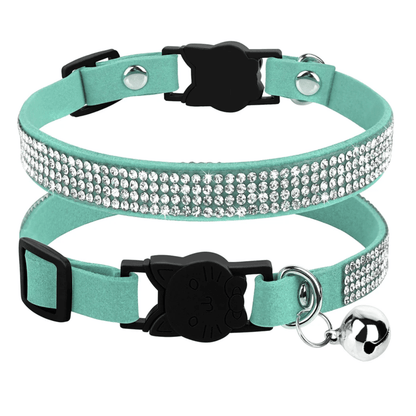 Bling Zachte Leren Halsband