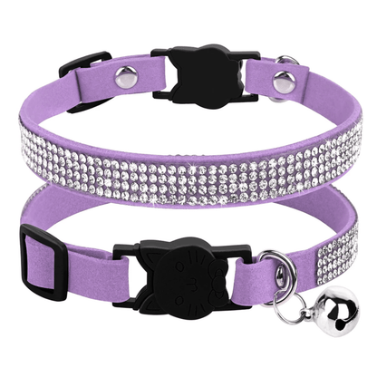 Bling Zachte Leren Halsband