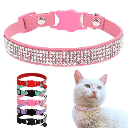 Bling Zachte Leren Halsband