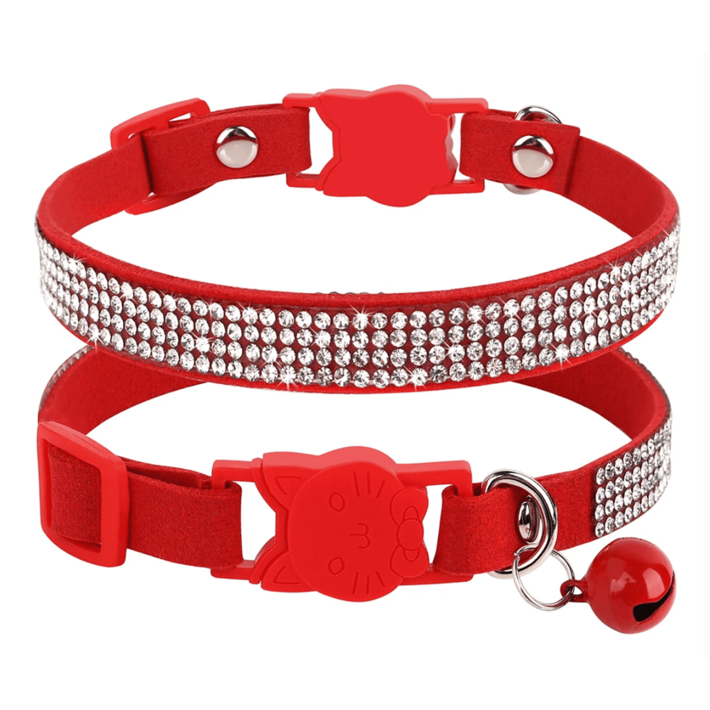 Bling Zachte Leren Halsband