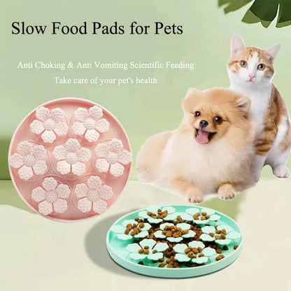 Bloemvormige Siliconen Slowfeeder voor Hond of Kat