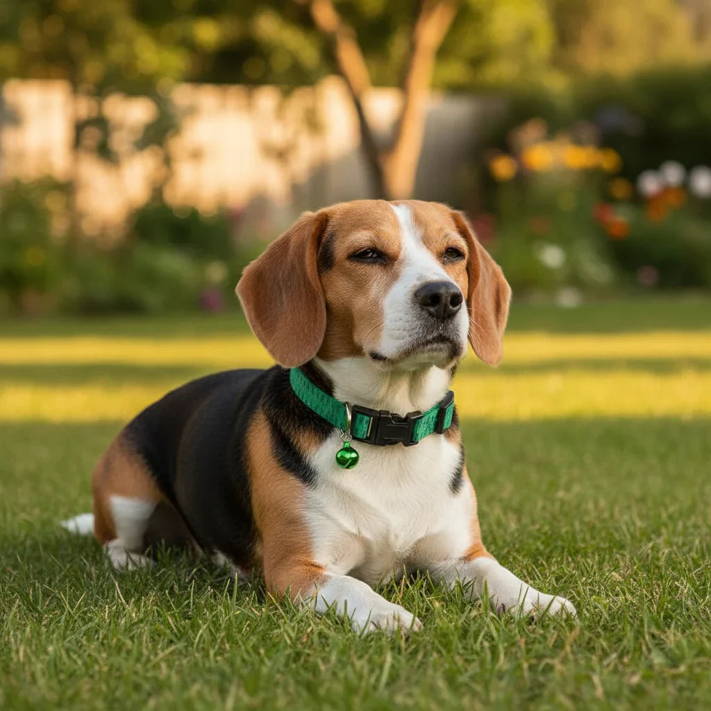 PetGuard Vlooienband Kat & Tekenband voor Honden – Nylon Anti-Vlooien Halsband – Groen of Rood