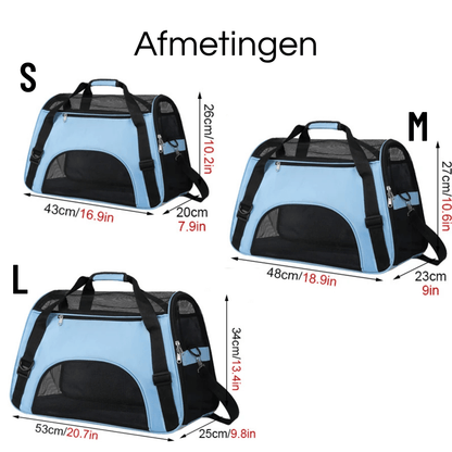 ComfyCarry Reisbench Hond & Kat – Ademende Zachte Reismand kat voor Vervoer