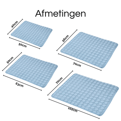Hondenkussen Voor Katten & Honden – Verkoelend Ice Silk Matras Binnen & Buiten