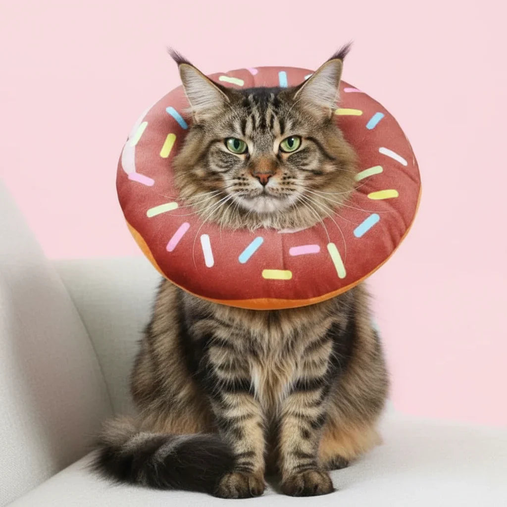 Verstelbare Honden En Kattenkraag Na Operatie – Zachte Beschermkraag Tegen Likken En Bijten