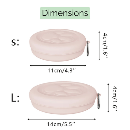 Draagbare Drink- en Voerbak met Deksel