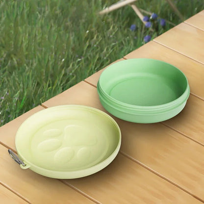 Draagbare Drink- en Voerbak met Deksel