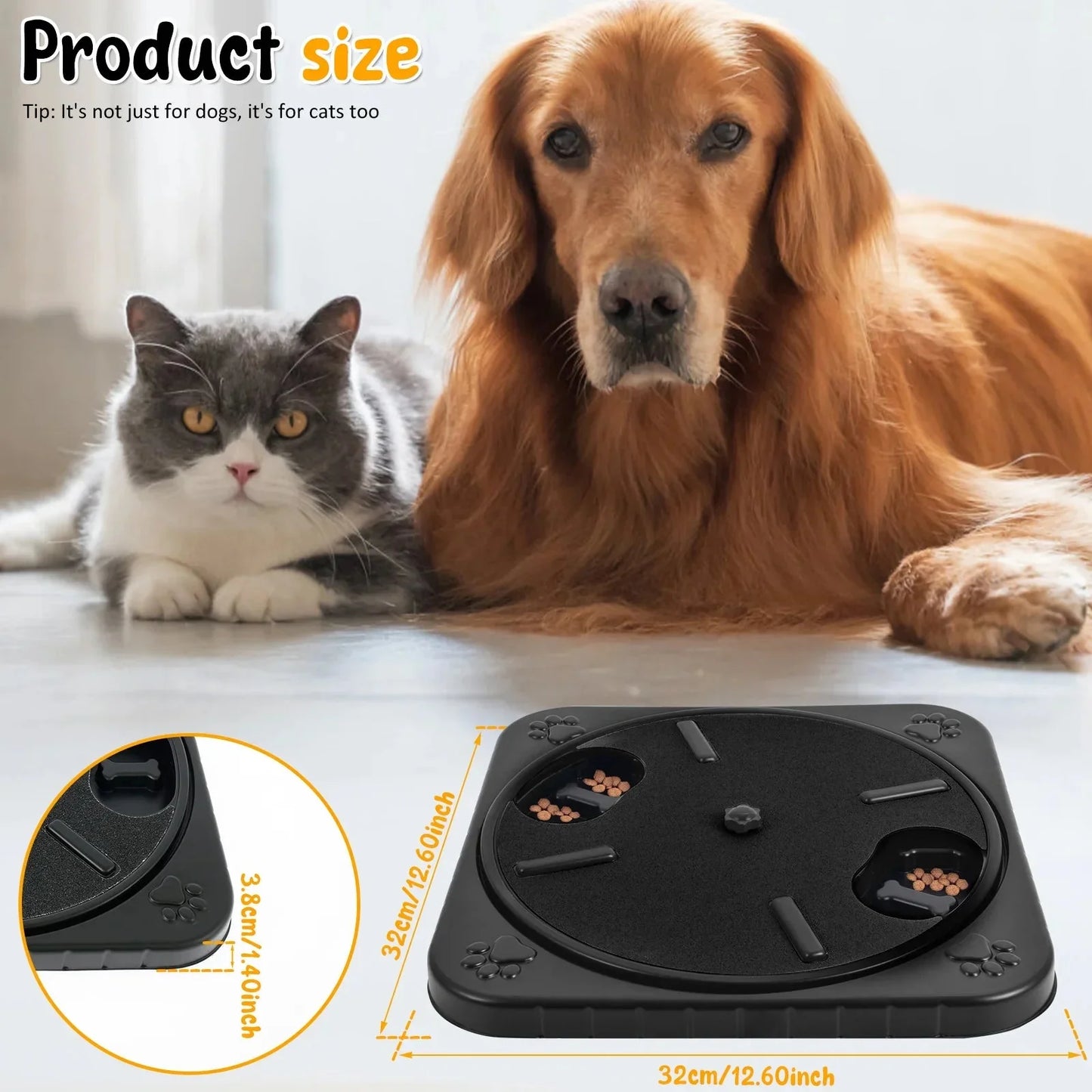 Draaibare Nagelvijl met Voeropslag – Interactieve Krabplank