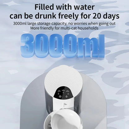 Drinkfontein voor Katten en Honden- 3L Automatische en Draadloze Drinkbak